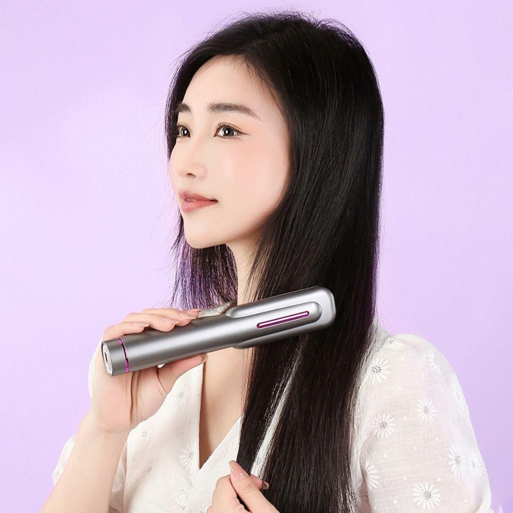 8 Temp Settings Hair Straightener Type-C Straightening Comb Portable Straight Hair Comb