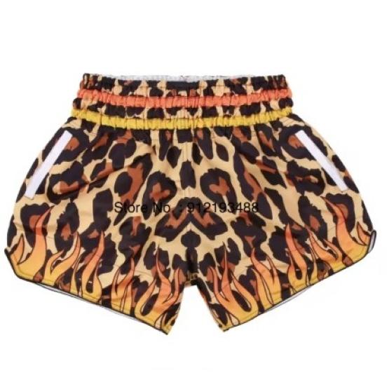 Muay Thai Shorts MMA UFC Martial Arts Pants Kickboxing Boxing Fight Unisex Men Women Kid Quick Dry Print Elastic Polyester Training
