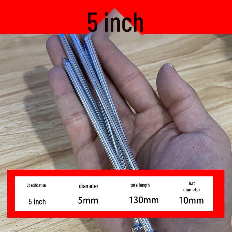 Multi-Purpose Steel Nails for Hanging Pictures and Frames on Concrete or Wood Walls