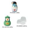 Resin Art Toy With Cute Cat And Penguin Characters For Home Decor