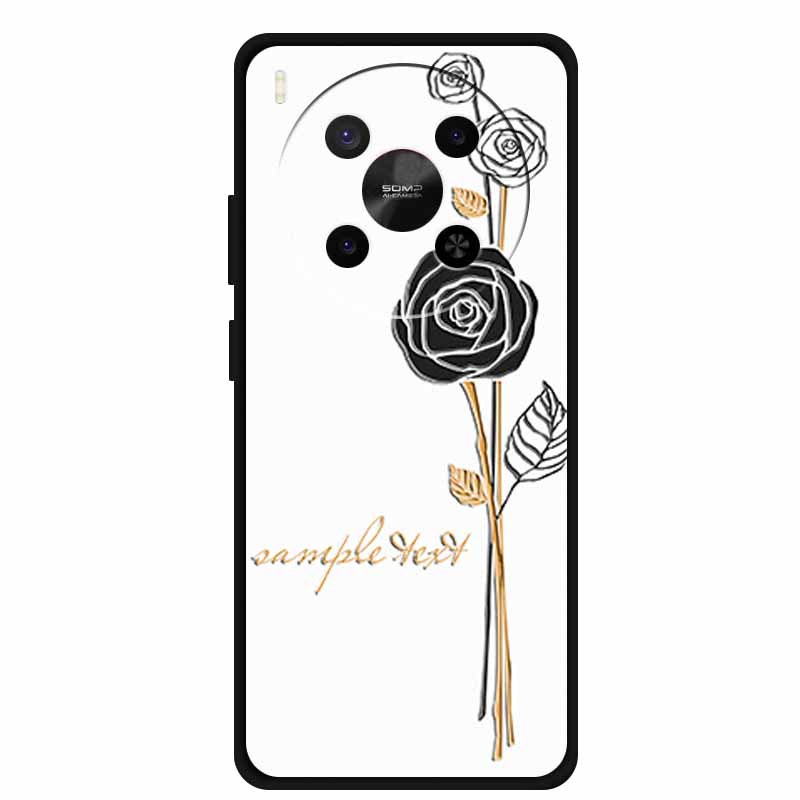 För ZTE Blade V70 Max Fodral 3D Blommigt Prägling Mjuk Silikon Telefonfodral för Nubia V70 Max Fodral Relief Blomma Skal Ny V 70 Max