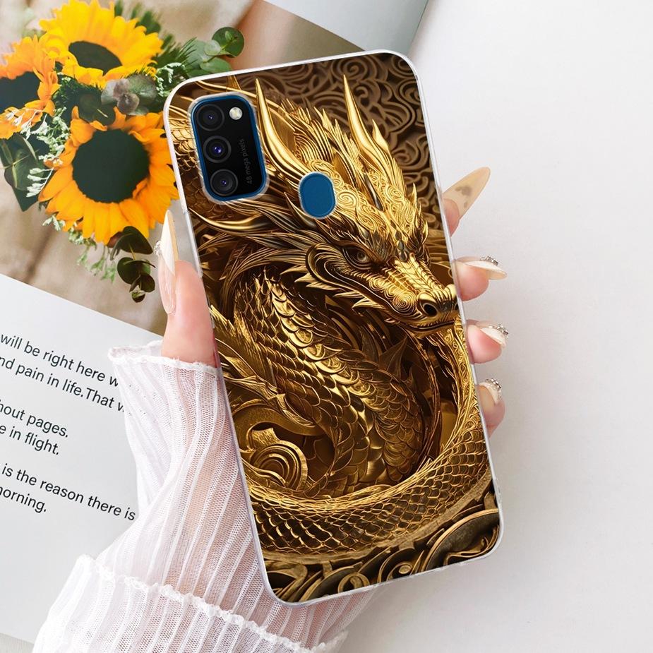 For Samsung Galaxy M21 Case SM-M215F New Fashion Painted Cover Soft Silicone Case For Samsung M21 2021 M 30 s Galaxy M30s Fundas
