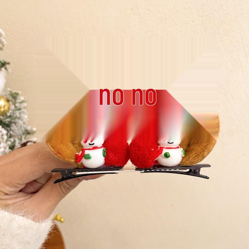 Children's Christmas Reindeer Headband - Cute Holiday Hair Accessory for Photos