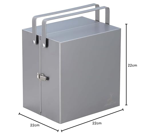 Captain Stag UP-2011 Spice Box, Stainless Steel, Multi-Box, Compact, Framework