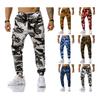 Men's Pants Camouflage Jogging Pants Outdoor Sports Pants Football Training Fitness Trousers Casual Sweatpants Men