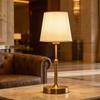 Rechargeable Table Lamps Retro Brass Design Soft LED Light Adjustable Dimmable Suitable for Reading and Office Use