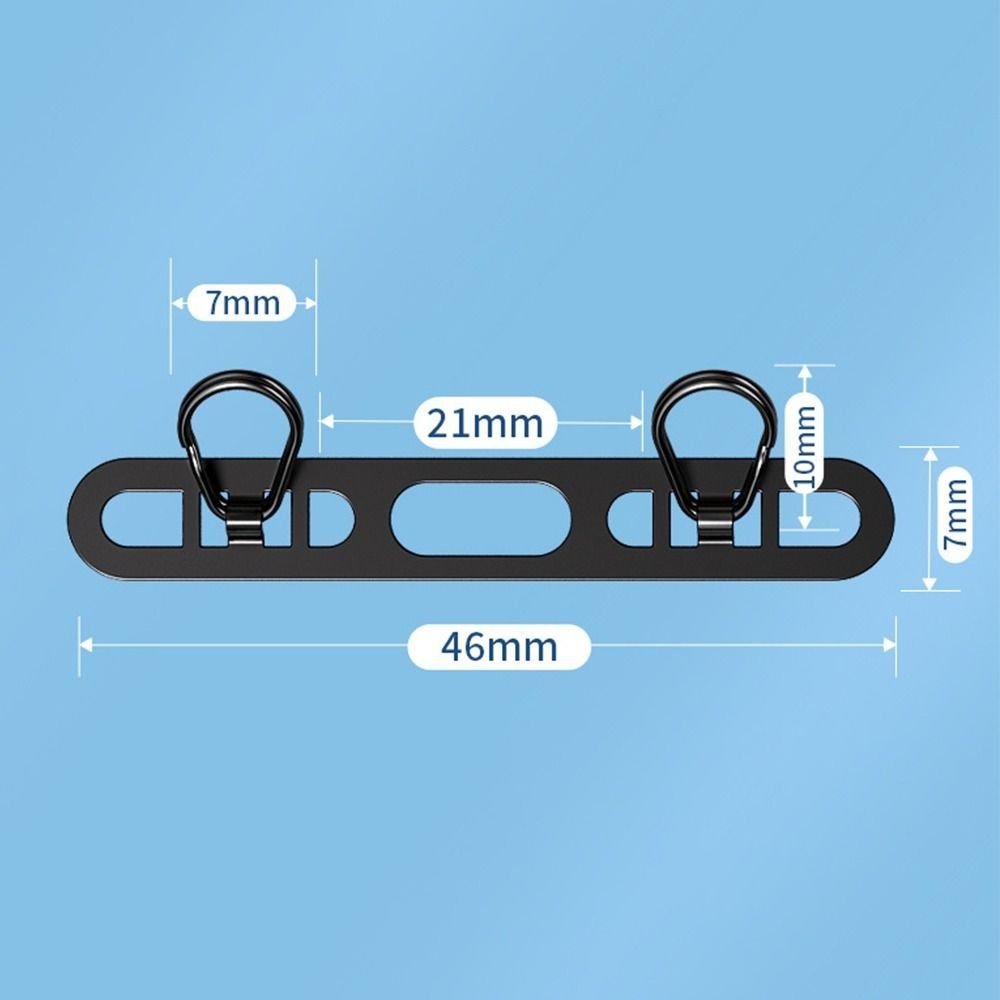 Double Buckle Gasket Phone Lanyard Clip Patch Phone Case Hanging Rope  for Mobile Phone