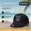 [Patriotic Baseball Cap] 250 Years We The People Print Polyester Adjustable Breathable Vintage American Flag Baseball Hat For July 4Th Independence