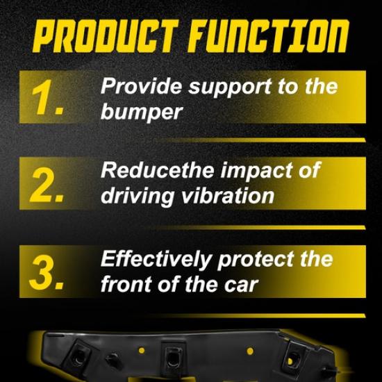 2PCS Bumper Front Support For Ford Bracket Kit 2015-2018 SE Edge SEL Sport Titan