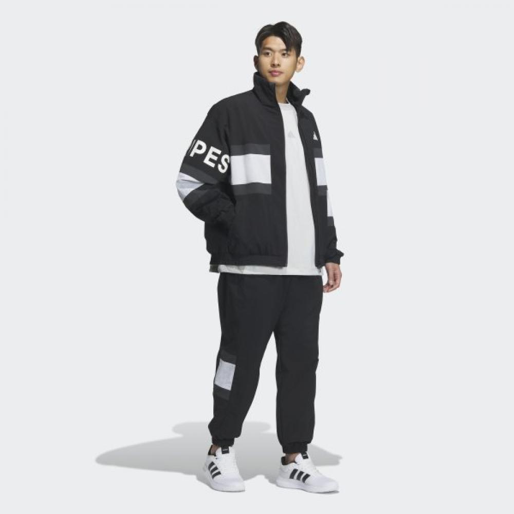 Adidas Unisex Daily Windbreaker Jm2064 Word Woven Jacket
