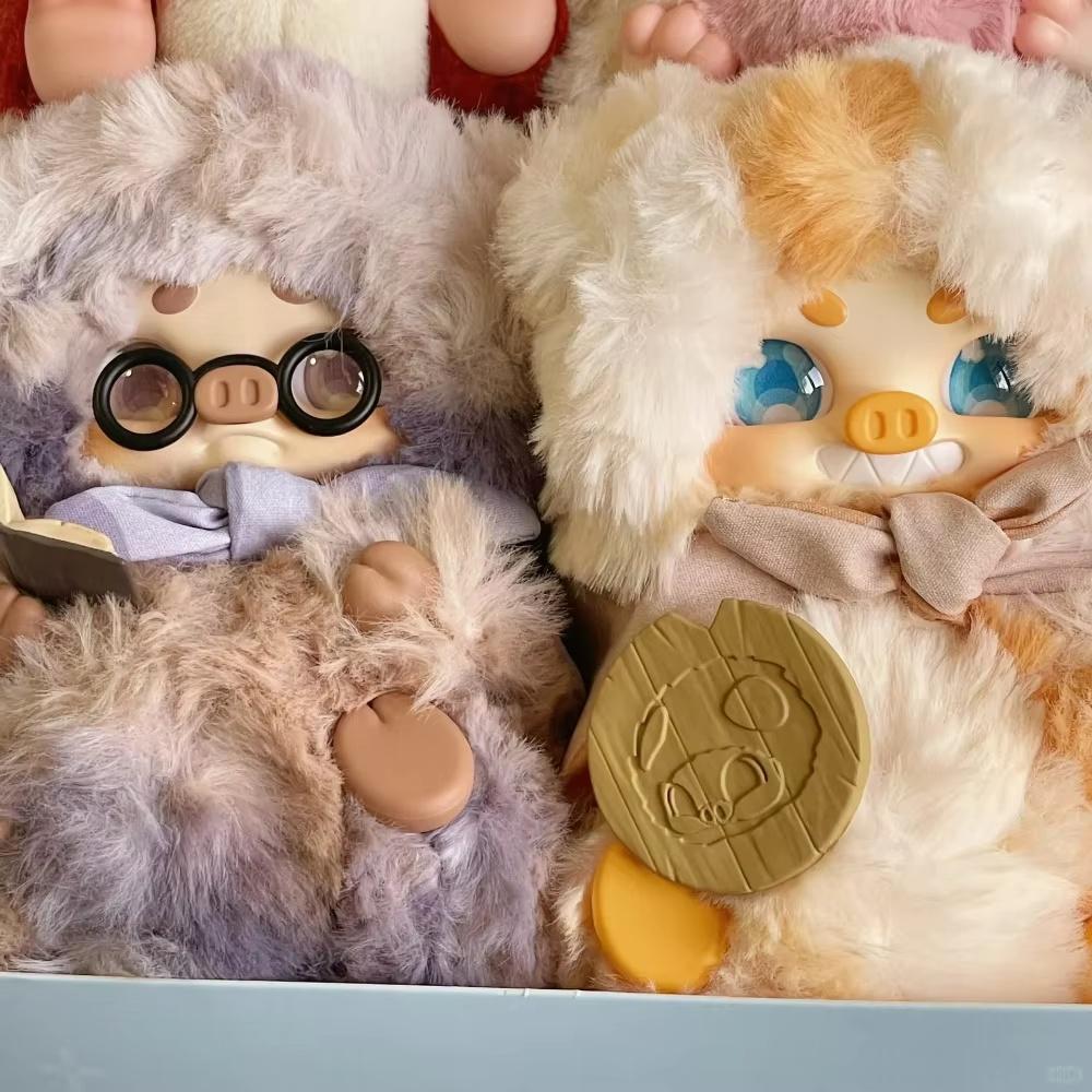 Cino Children's Story Battle Plush Blind Box Mystery Box Kawaii Fluffy Pig Rabbit Doll Cute Anime Figure Toys Desktop Ornaments