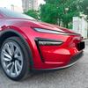 Front Fog Lamp Eyebrow Wind Knife for Tesla Model Y Juniper 2025 Piano Black Fog Lamp Trim Carbon Look Blade Trim Bodykits