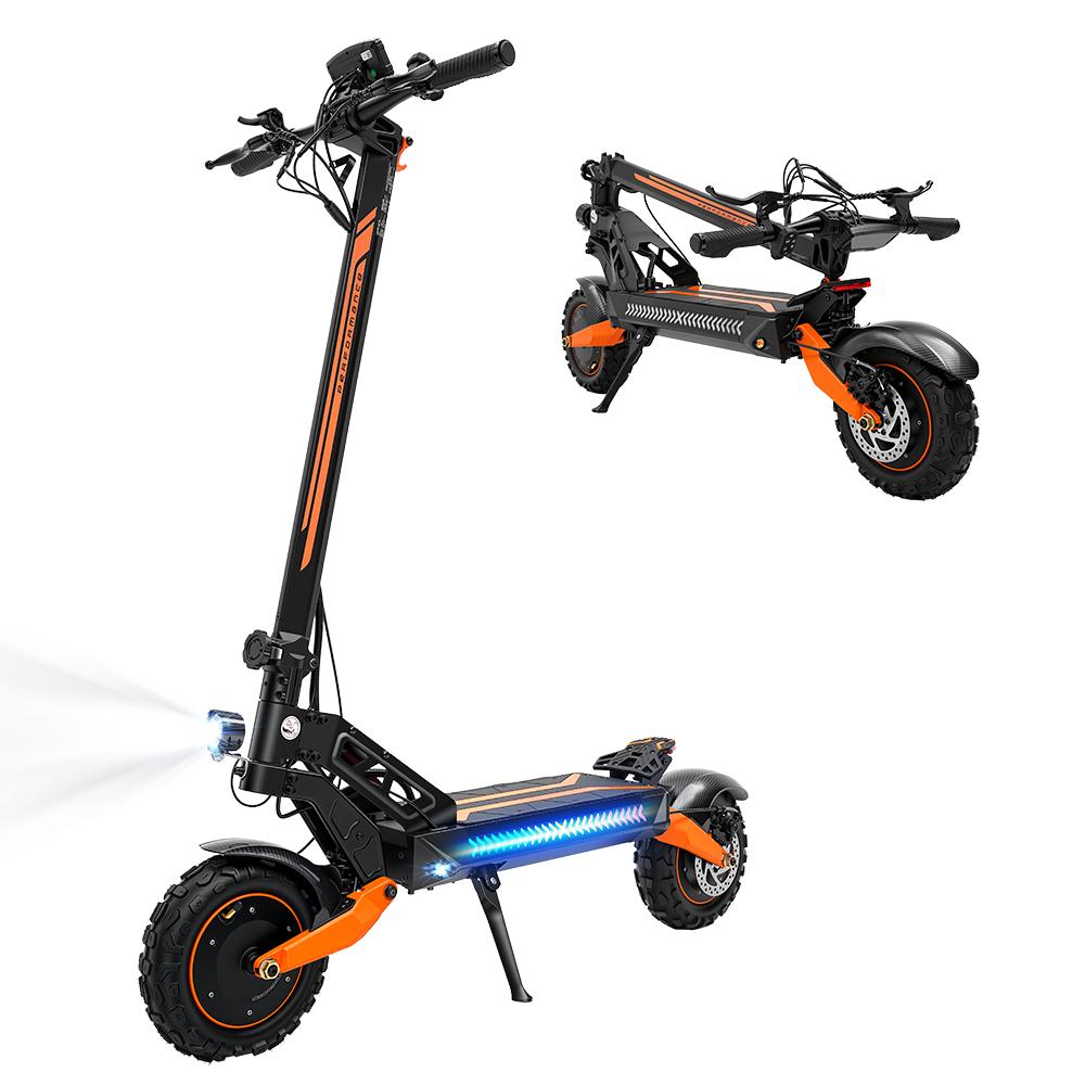 W12 Elektroroller 1500W*2 Doppelmotor 25Ah Akku 11'' Offroad-Reifen Doppelscheibenbremse Doppelfederung Geschwindigkeit 25KM/H Elektroroller