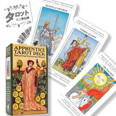 Apprentice Tarot Tarot Reading Japanese Instruction Manual Authentic Tarot 78 Cards Deck, Instructions, Included, Cards,