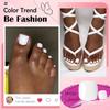 120pcs Artificial Fake Toe Nails Acrylic Toe Nail Tips New False Toenail Tip  Women