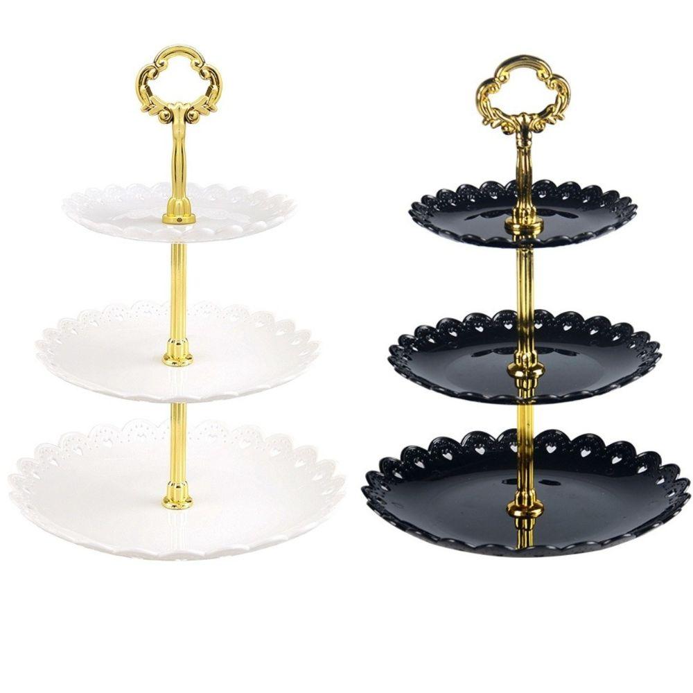 Plastic Fruit Tray Rack Removable Pastry Stand Dessert Plate Stand Pastries Cupcakes Snacks