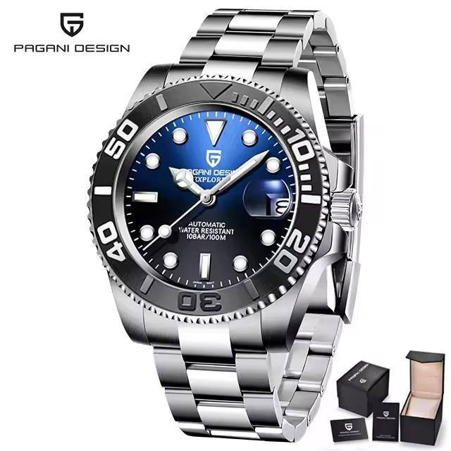 PAGANI DESIGN V2 Japan movement Luxury Men Mechanical Watch 40MM Ceramic bezel AR Coated Sapphire Glass Automatic Watch For Men