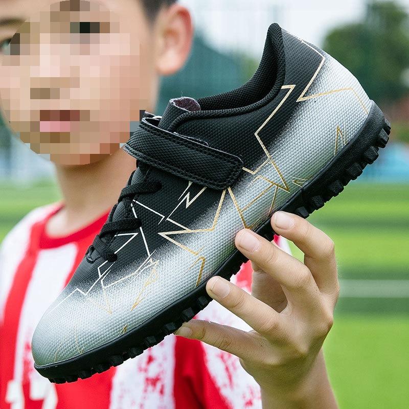 

Primary and secondary school students Velcro artificial turf lace-up sports football training shoes leather-free children s football shoes broken nai 29