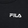 Fila Original Simple Solid Color Embroidered T-Shirt Women Tops Black F11W629113FBK