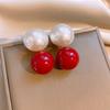 Fan Flower Bamboo Tassel Earrings Trend Ear Hook National Style Temperament High-end Earrings