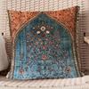 Vintage Persian Rug Floral Pillow Cover Boho Ethnic Turkish Carpet Print Soft Throw Pillow Case For Sofa Home Decor Gift