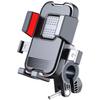 Motorcycle Handlebar/Rearview Mirror Mount Phone Holder Scooter Bike Phone Cradles 360 Degree Rotating Shockproof Stand