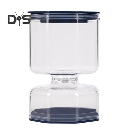 

Банка для солений в виде песочных часов, разделитель сока для солений, пищевой, без содержания бисфенола А, герметичный органайзер для солений, сито для хранения солений темно-синий