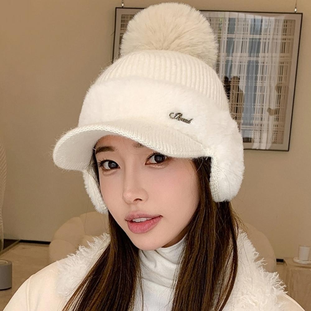 Earflap Knit Fur Cap – 6 Colors