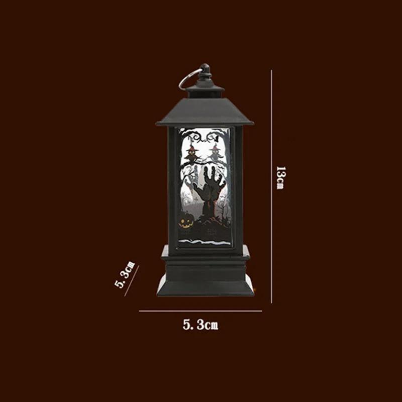 Halloween LED Electronic Pagoda Candle Light, Pumpkin Witch Skeleton Owl Decor for Home Party Desktop Mood Atmosphere, Cute Festival Gift Ornaments
