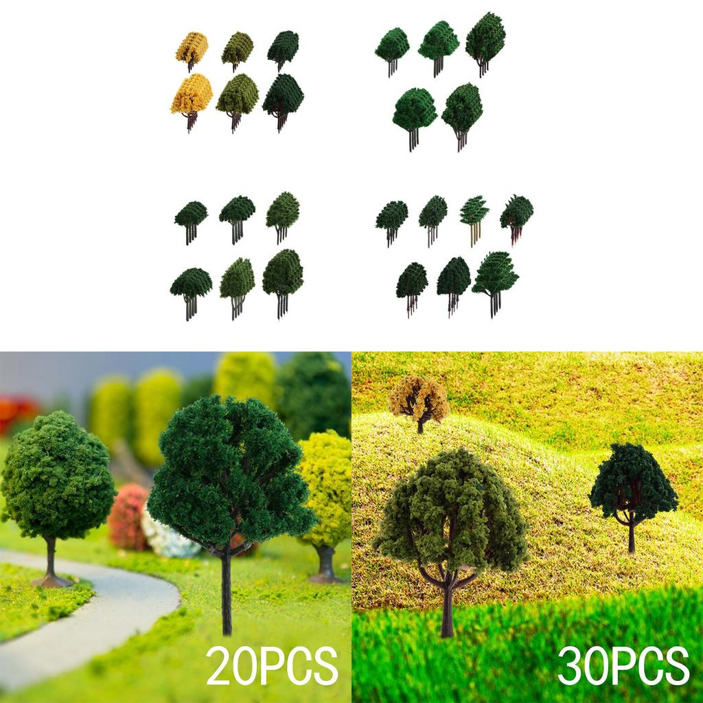 Model Trees Miniature Trees Realistic Desktop Ornament Fairy Garden Decor Movie