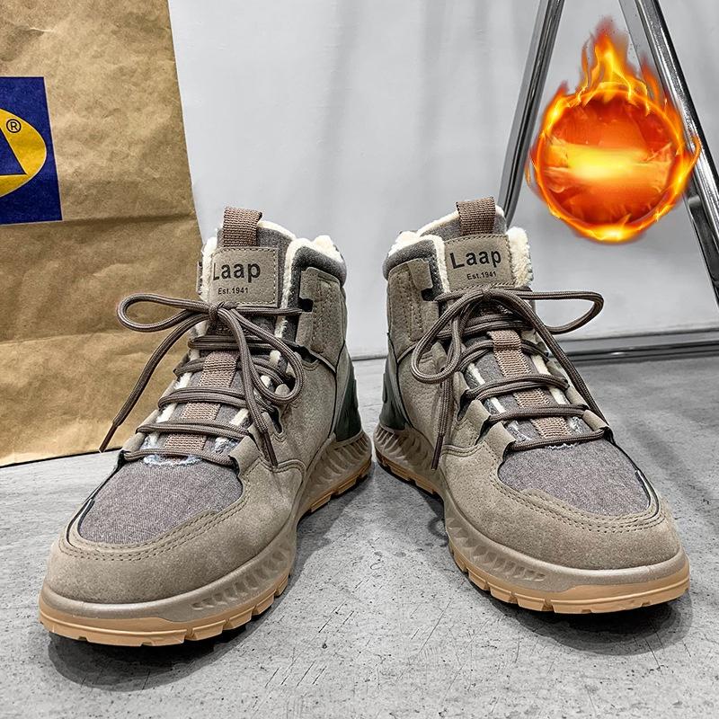 Зимние мужские кожаные ботинки — фото 5