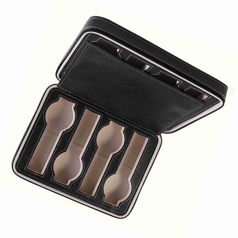 Zippered Design Watch Storage Box PU Leather,Cardboard Travel Watch Case  Travel Use