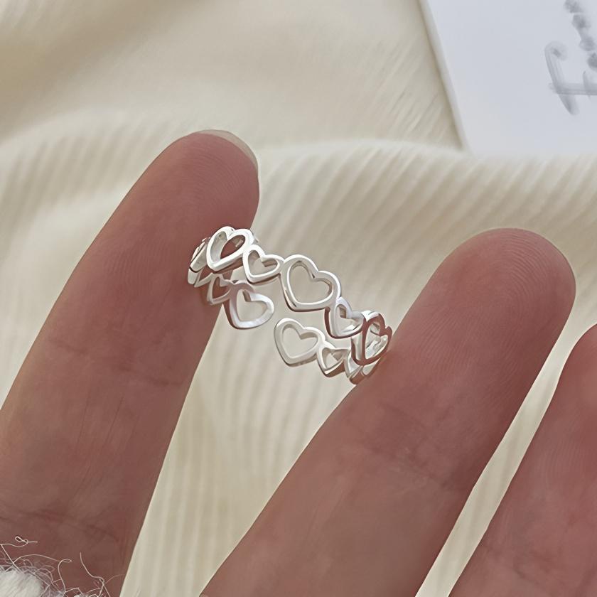 PANJBJ 925 Sterling Silver Golden Flower Rings For Women Drip Glaze Plant Irregular Adjustable Sweet Jewelry Gift Dropshipping