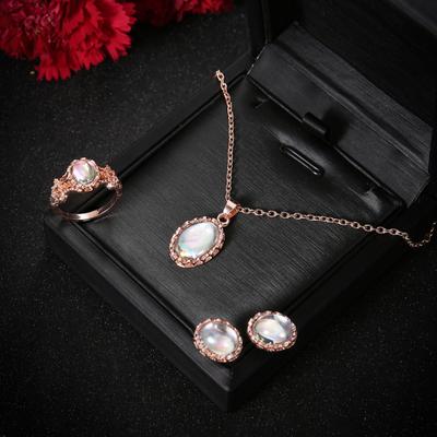 1 set di gioielli set di gioielli eleganti e vintage sorprendenti e affascinanti per la vita quotidiana