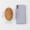 Bamboo and Wood Air Cushion Comb, Scalp Massage Comb, Suitable for Combing Wet or Dry Hair, Suitable for Everyone To Use