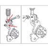 4pcs 14mm Vehicles Steel Four Wheel Alignment Adjustable Camber Kit Cam Bolt