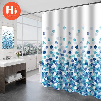 Bathroom Thickened Waterproof Curtain Mildew Proof Shower Curtain Shower Partition Curtain Shower Curtain Bathroom Curtain Free Perforation
