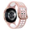 No Gap Silicone Strap for Samsung Galaxy Watch 7/6/5/4 44mm 40mm 5 Pro 45mm Two-Color Wristband Watch 6 4 Classic 47mm 43mm Band