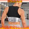 Sawaiko Sauna Double Heat and Warmth Men's Suit/Sauna Vest, Sweating, Stylish, Washable, Waterproof, Sweat-Eliminating, Sportswear, Stretch,