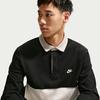 Nike Polo Shirts Men's Black Lapel Moderate Straight Fit
