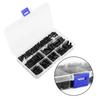 250PCS Nylon M3 Hex Column Male Standoff Spacer Screw Nut Assortment Kit (M3 male standoff A)