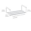 Practical Shoe Rack - Heavy Duty Expandable Space-Saving Adjustable Storage Shelf, Modern Minimalist Design for Under Bed Organization