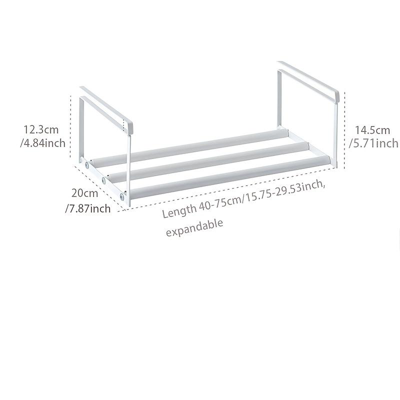 Practical Shoe Rack - Heavy Duty Expandable Space-Saving Adjustable Storage Shelf, Modern Minimalist Design for Under Bed Organization