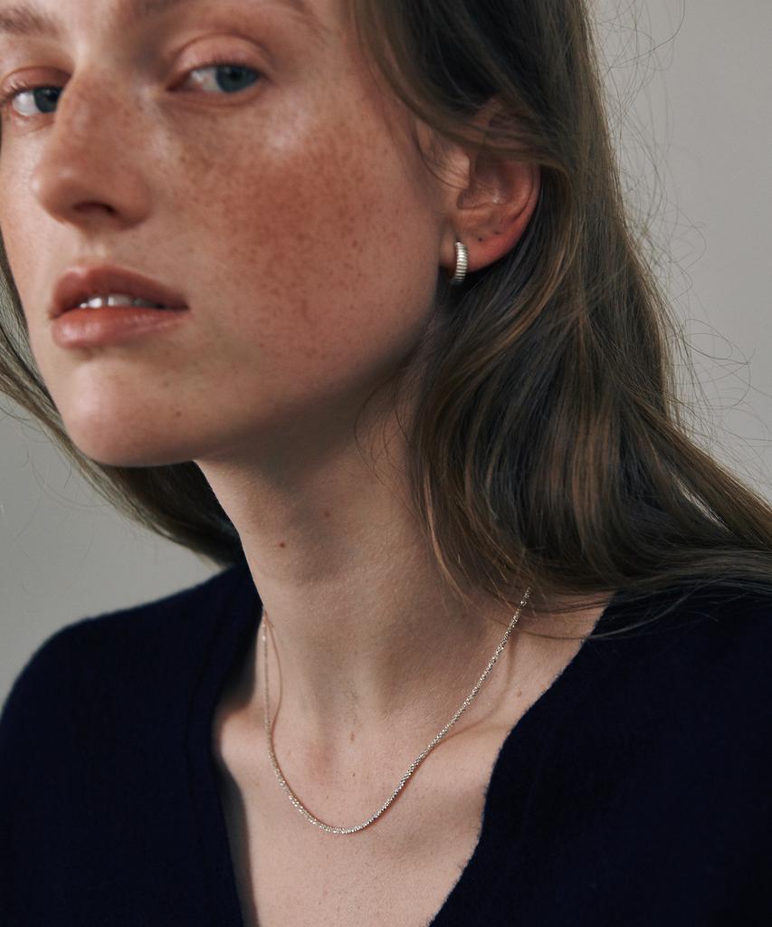 Verte [925 Silver] Un.Silver.188 / Soave Necklace