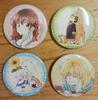 [USED] Akatsuki No Yona Original Art Collection Coaster Can Badge Set