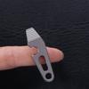 Durable Bottle Opener Wear-resistant Small Tools Mini Keychain Pendant  Outdoor Multitool