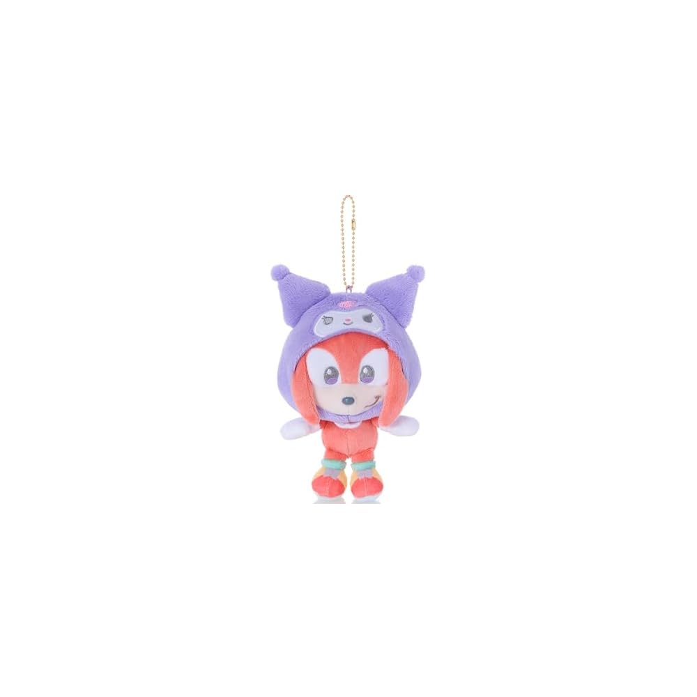 Sega Fave Sonic & Friends Knuckles x Kuromi Plush Mascot Toy 20cm Soft Stuffed Animal