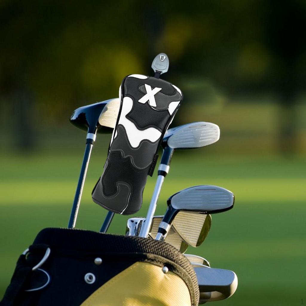 Golf Club Head Cover Anti Scratch Wood Headcover,PU Leather,Fashion Portable