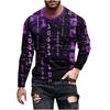 Funny Number 3D Print Long Sleeve T-shirt Men Casual Fashion Streetwear T Shirts Oversized Hip Pop Streetwear Autumn Man Clothes