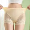 Women Lace Underwear Seamless High Waisted Hipster Briefs Ultra Thin No Show Panties Soft Stretch Breathable Underpants